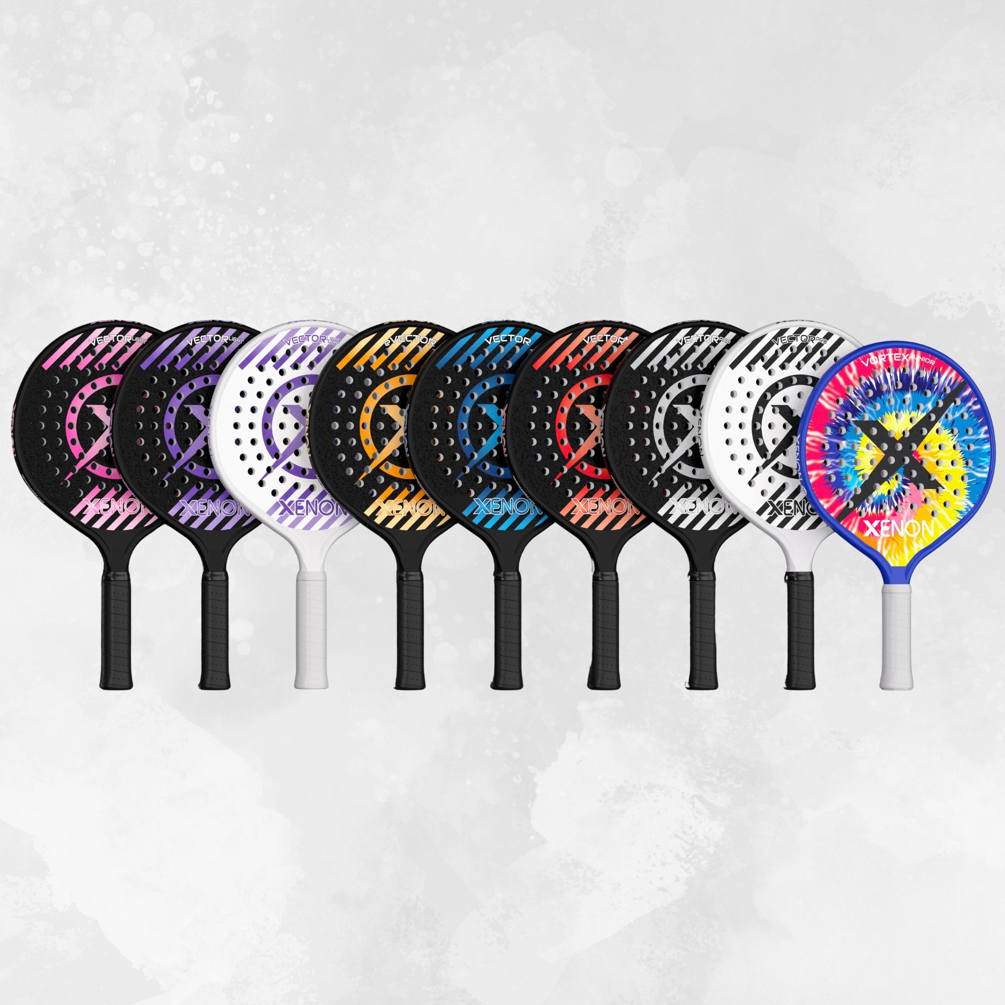Our 8 Vector series paddles we currently offer.