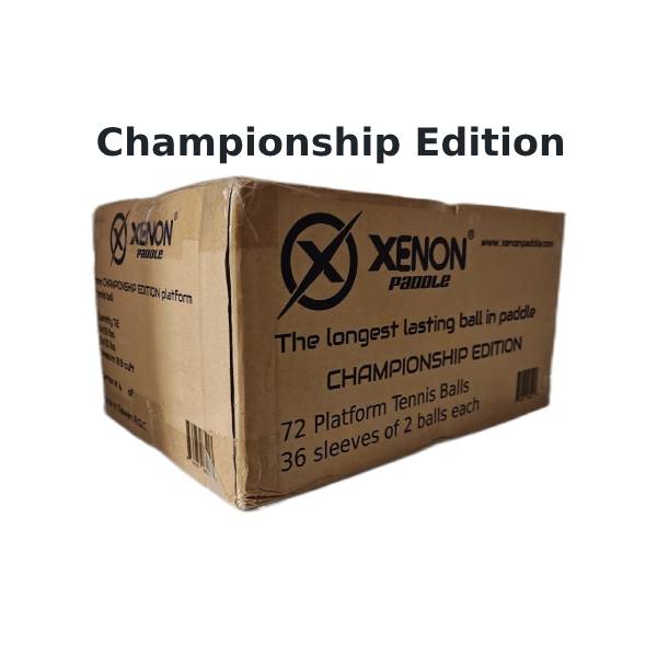 The best selling brand of platform tennis balls in the game Xenon
