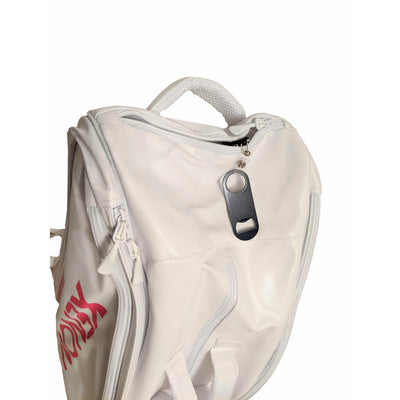 Xenon Paddle Tennis carry bag white large easy carry handle
