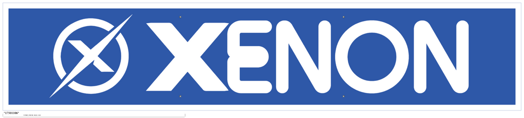 Xenon snow board banner