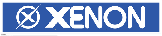 Xenon snow board banner