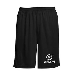 Xenon paddle tennis and pickleball black athletic shorts